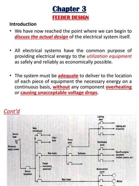 Chapter 3 Feeder Design | PDF | Electrical Conductor | Electric Current