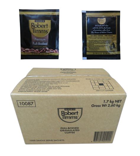 Robert Timms Hotel Coffee Sachets x 1000 – Maven Supplies