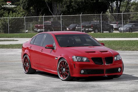 Make Over of Red Pontiac G8 Equipped With Vossen Custom Wheels | Pontiac g8, Custom wheels, Pontiac