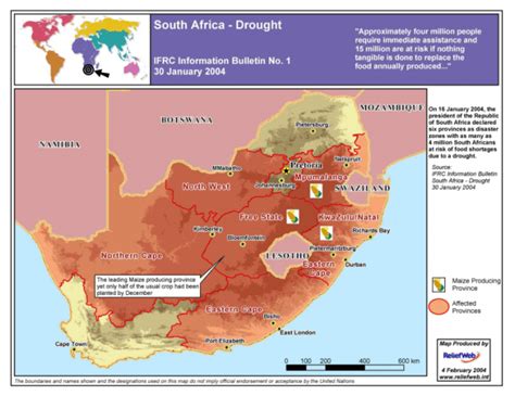 South Africa: Drought - Situation map - South Africa | ReliefWeb