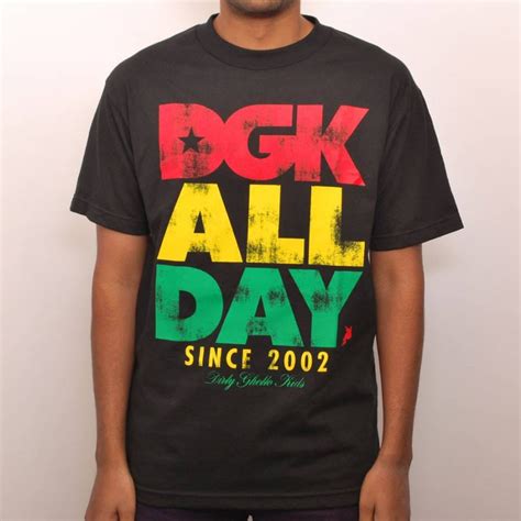 DGK DGK Burnin' All Day Skate T-Shirt Black - DGK from Native Skate ...