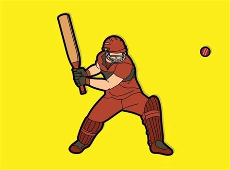 Cricket Player Vector Art, Icons, and Graphics for Free Download