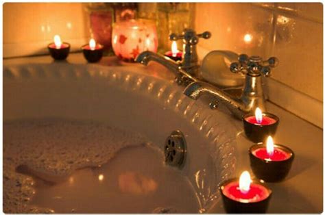 Relaxing ;) | Candle light bath, Bath candles, Candles