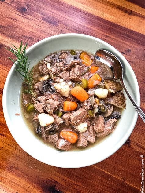 Instant Pot Rosemary Beef Stew - The Buttered Home