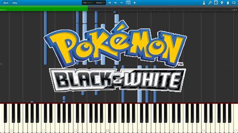 Battle Wild Pokemon - Pokemon Black And White (Piano Cover) [Synthesia] - YouTube