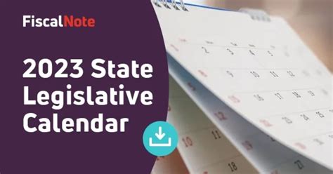 The 2023 State Legislative Sessions Calendar | FiscalNote