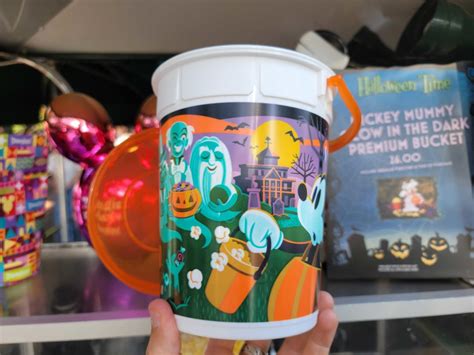 New Mickey Mummy Glow-in-the-Dark Popcorn Bucket and Halloween Popcorn ...