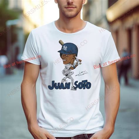 New York Yankees Juan Soto Signature Cartoon Shirt - Hersmiles