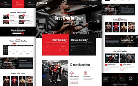 Gym Website Template