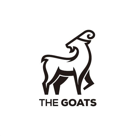 Free Vector | Goat illustration logo design