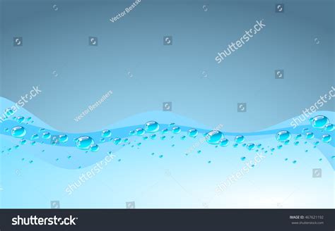 Blue Water Wave Vector Illustration Stock Vector (Royalty Free) 467621192 | Shutterstock