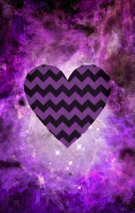 Purple galaxy heart iPhone wallpaper | Heart iphone wallpaper, Heart wallpaper, Purple wallpaper