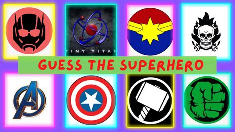 Guess The Superhero Logo | Superhero Logo Quiz🦸‍♂️ - YouTube