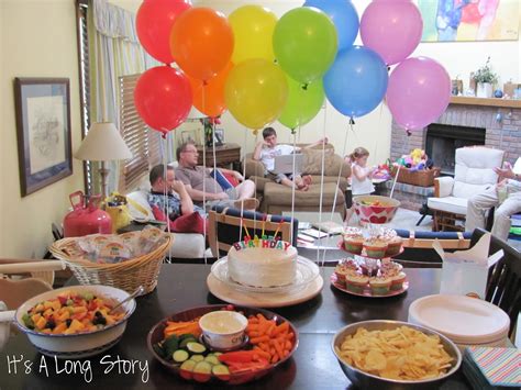 It's a Long Story: Rainbow Birthday Party