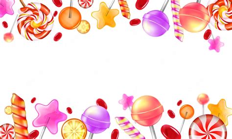 Candy borders, star, childhood png | PNGEgg - Clip Art Library