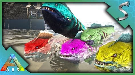 ELECTROPHORUS BREEDING! MUTATIONS AND EEL ARMY VS MOSA! - Ark: Survival Evolved [S4E44] - YouTube