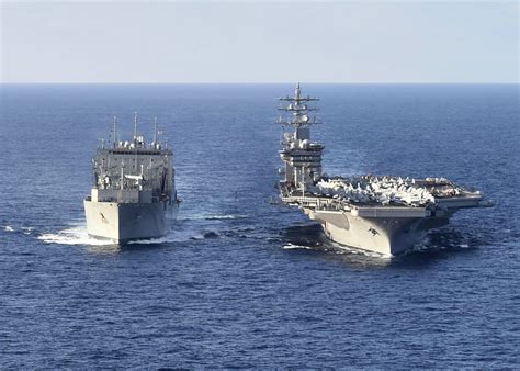 USS Dwight D. Eisenhower carrier strike group deploys without stopping ...