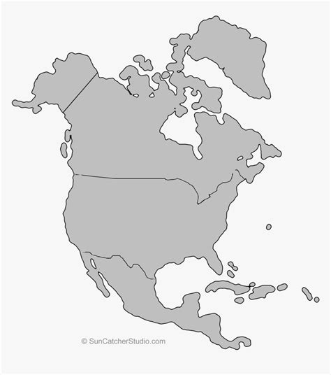 North America Outline Png Free Clipart North America - North America ...