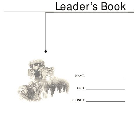 Army Leaders Book Template