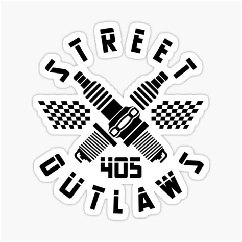 "405 Street Outlaws V2" Sticker by TeeTimeGuys | Redbubble