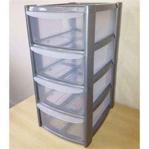 Plastic Container Drawers. IRIS USA 3 Drawer Wide Storage Drawer Cart ...