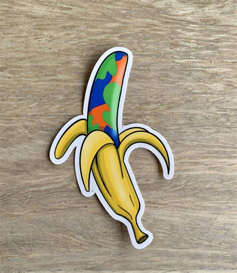 Banana sticker | Banana sticker, Stickers, Abstract