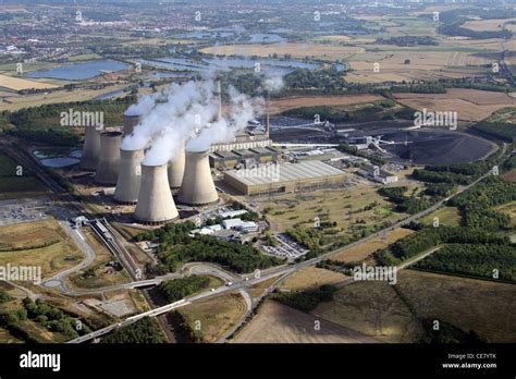 Aerial image of Ratcliffe Power Station, near Nottingham Stock Photo - Alamy