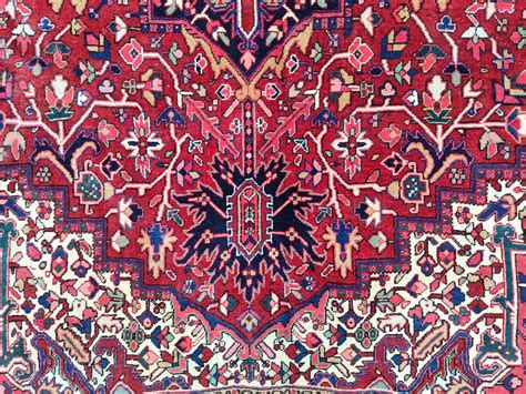 8x11 Persian Rug, Heriz Rug 8x10 Vintage, Antique 8x10 Area Rug ...