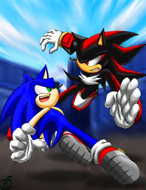 Sonic VS Shadow - Shadow The Hedgehog Photo (12837826) - Fanpop