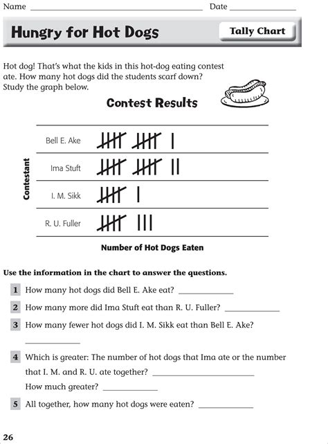 Tally Chart Worksheets for Kids | Activity Shelter