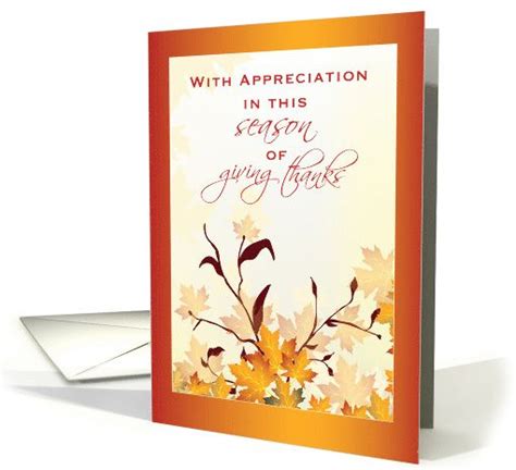 Customer Appreciation at Thanksgiving, Business card Customer Appreciation, Business Cards ...