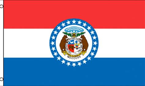 Missouri State Flag - State Flags - Missouri Flag - A1 Flags and ...