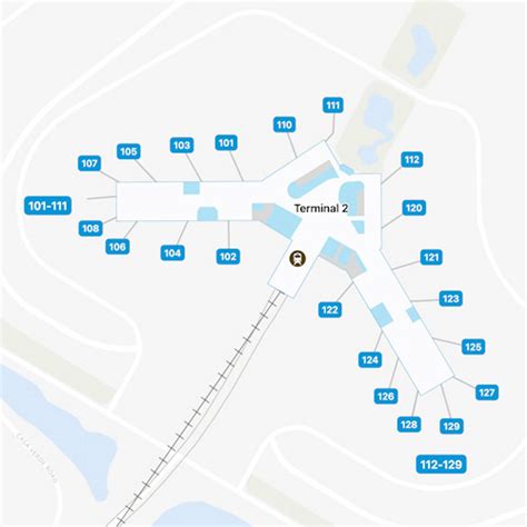 Orlando Airport MCO Main Terminal Map