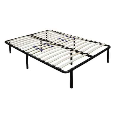 Rest Rite Rest Rite Queen-Size Bed Frame with Wood Slat Platform-MFPRRWSPFQN - The Home Depot