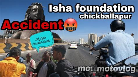 Republic day ride//Himalaya 411cc accident on the way//#isha #foundation - YouTube