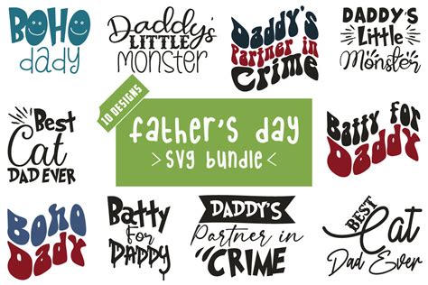 Father's Day SVG Bundle,Dad Quotes Svg Graphic by Svg Box · Creative ...