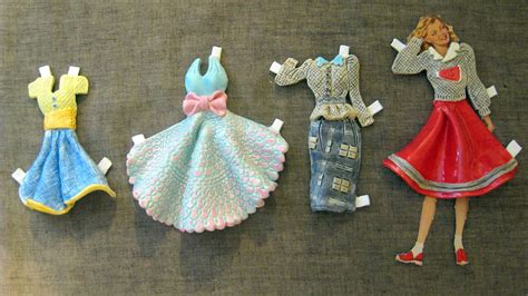 Cassie Stephens: DIY: Ceramic Paper Doll Dresses