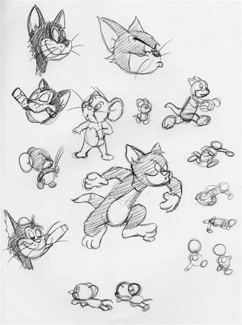 Tom and Jerry Sketches | Dessin