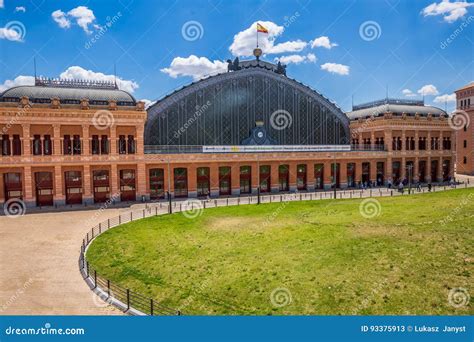 MADRID, SPAIN - MAY 25, 2015: Atocha Railway Station In Madrid ...