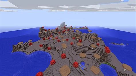 Minecraft Mushroom Island Seed 1.7.4 1.20.2/1.20.1/1.20/1.19.2/1.19.1/1.19/1.18/1.17.1/Forge ...