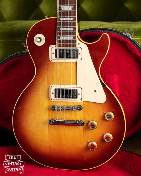 Vintage 1972 Gibson Les Paul Deluxe Sunburst electric guitar – True ...