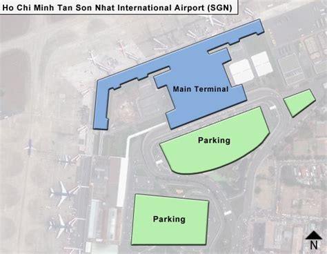 Ho Chi Minh Tan Son Nhat SGN Airport Terminal Map