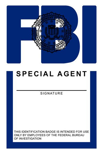 fbi badge print out - Clip Art Library