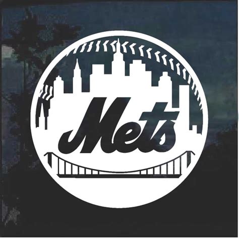 New York Mets Window Decal Sticker | Custom Made In the USA | Fast Shipping