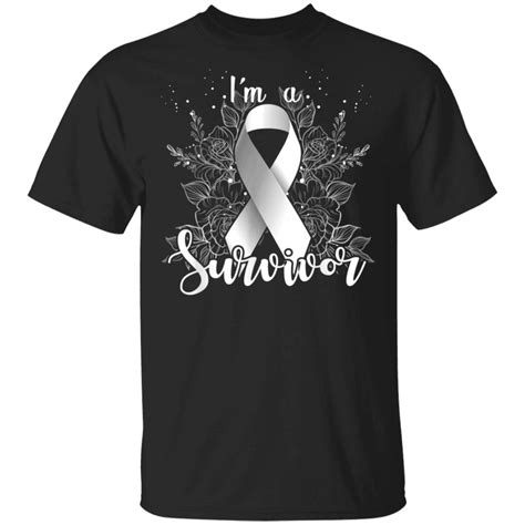 I Am A Survivor Lung Cancer Awareness T-shirt