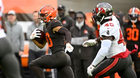 Cleveland Browns score Tampa Bay Buccaneers live updates