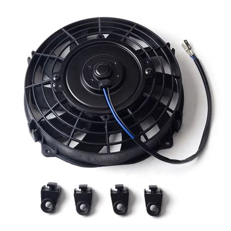 Universal 7" Motor Engine Radiator Oil Cooler Cooling Electric Pull Push Fan Radiator Electric ...