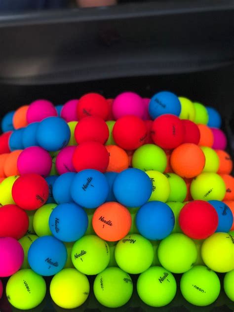 72 X NEON NOODLES GOLF BALLS – Online Golf Auctions