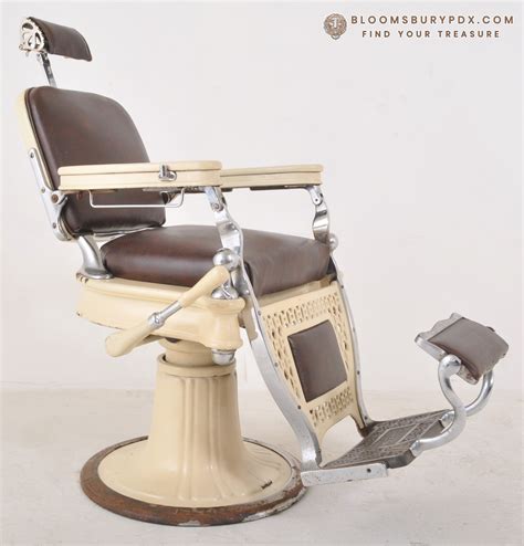 Antique/Vintage Barber Chair by Theo A. Kochs & Co, Chicago, Circa 1930 ...