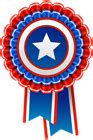 America Rosette Decor PNG Clip Art Image | Gallery Yopriceville - High-Quality Free Images and ...